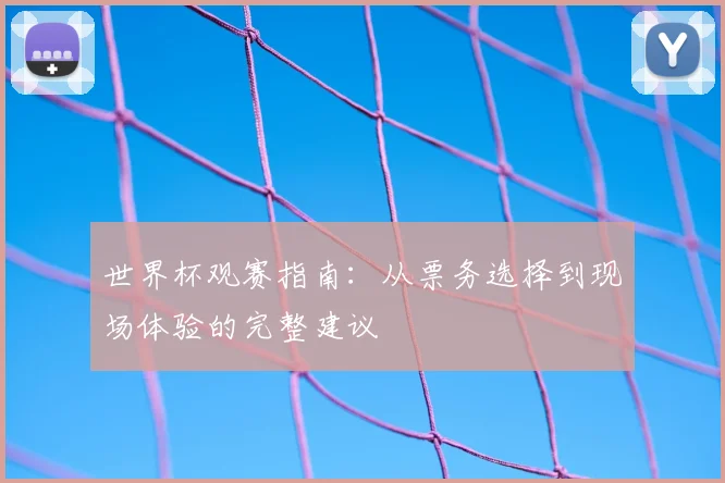 世界杯观赛指南：从票务选择到现场体验的完整建议